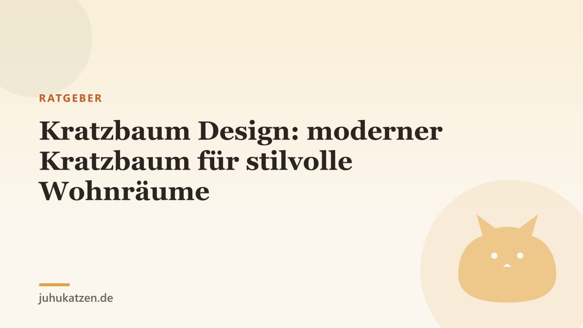 Kratzbaum Design: moderner Kratzbaum für stilvolle Wohnräume